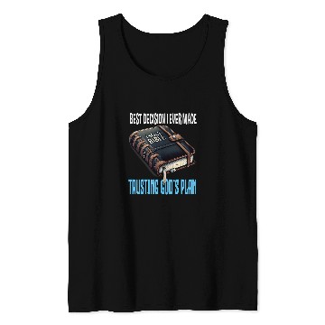 Discover bests Decision I Ever Made Trusting Gods Plan Divine Planner Tank Tops
