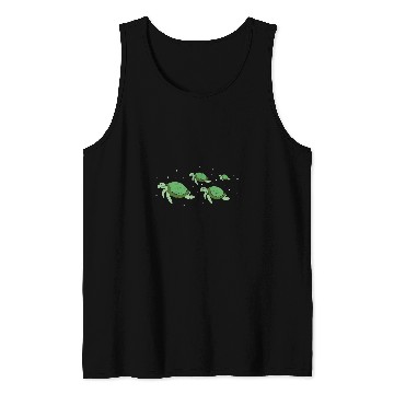 Discover Turtle Pet Coral Sayings Tank Tops