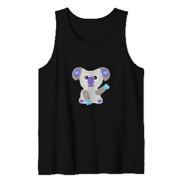 Discover Koala Pet Kooky koala waving with a nice smile Tank Tops