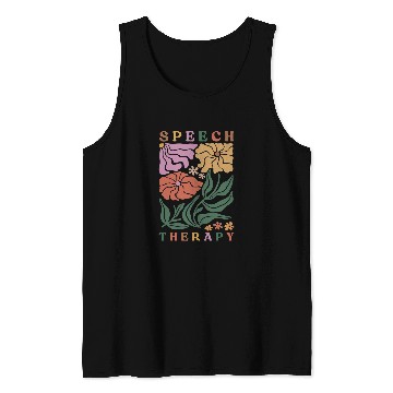 Discover Speech Therapy Speech Language Pathologist Therapist 3 Tank Tops