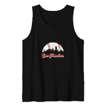 Discover Baseball San Francisco vintages Giant Ball National Pastime Tank Tops