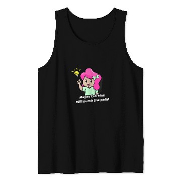 Discover Coffee Fun Server Waitress Caffeine Tank Tops
