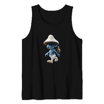 Discover Blue Mushroom Cat Meme We Live We Love We Lie 1 Tank Tops