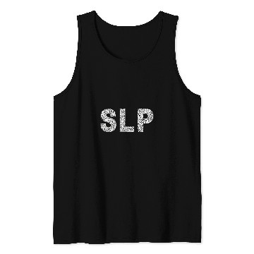 Discover Leopard Speech Language Pathologist Speech Therapist Tank Tops