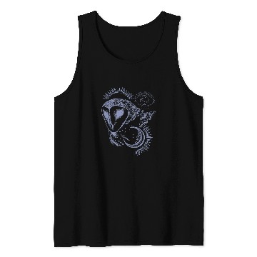 Discover Barn Owl Moon Moth Wicca Esoteric Tank Tops