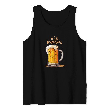 Discover Beer Fun Humor on Tap vintages Beer Comedy Tank Tops