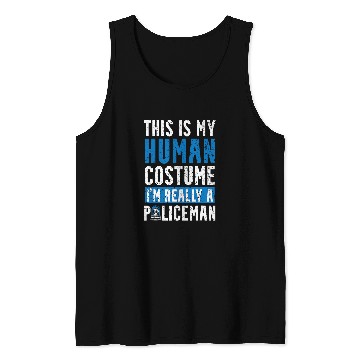 Discover Im Really A Policeman Police Officer Law Enforcement Tank Tops