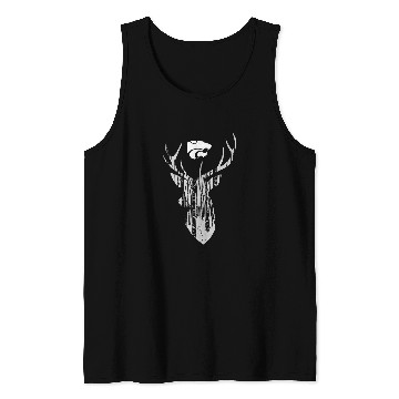 Discover Kansas State Wildcats Hunting Forest Deer Tank Tops