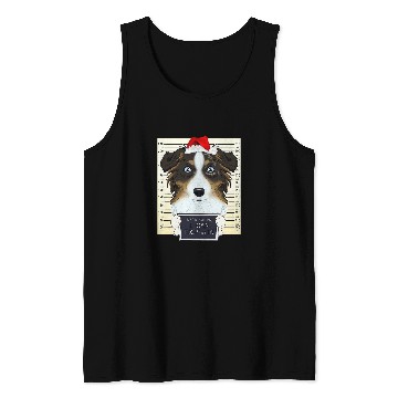 Discover Dear Santa I Can Explain I Christmas Australian Shepherd Tank Tops