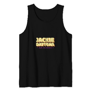 Discover Bartender Job Jackie Daytona Regular Human Bartender Retro Logo Design Tank Tops