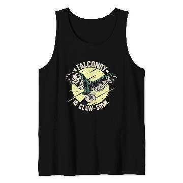 Discover FALCONRY Falcon Bird Hunting Tank Tops
