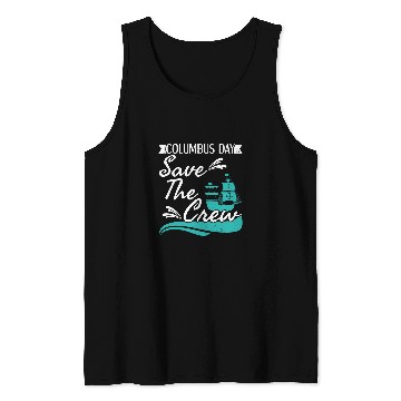 Discover Columbus Day Navigator Ship Christopher Columbus Tank Tops