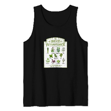 Discover Herb Plants Identification Chart Motive Tank Tops