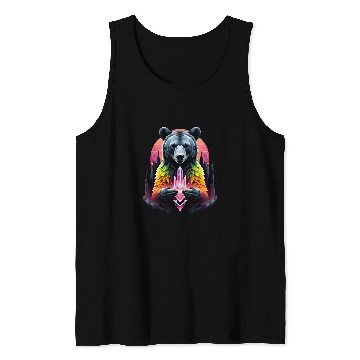 Discover Bear Pet Oversized Teddy Bear Pink Gemstone Crystal Decor Accessory Tank Tops