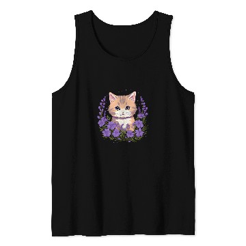 Discover cat lavender flowers photography bushes lavenderfields Tank Tops