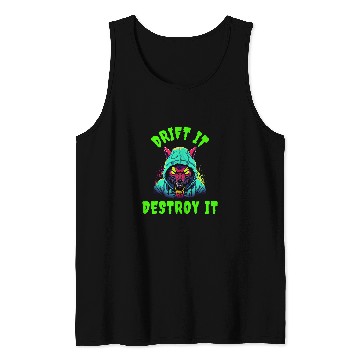 Discover Graffiti Art Street Urban Style Werewolf Tank Tops
