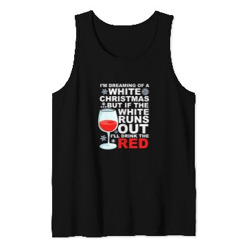 Discover Wines Fun Funny Red Wines White Christmas Wines Lover for Women Tank Tops
