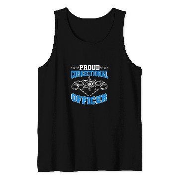 Discover Correctional Officer Jail Prison Police Warden Jailor Tank Tops
