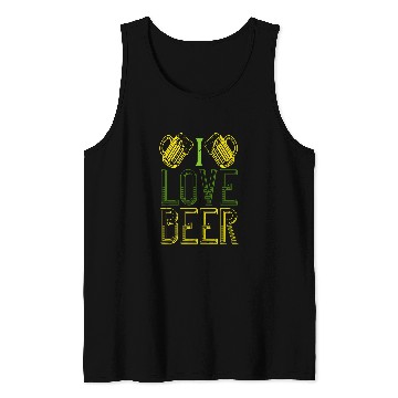 Discover Beer Fun I Love Beer Tank Tops
