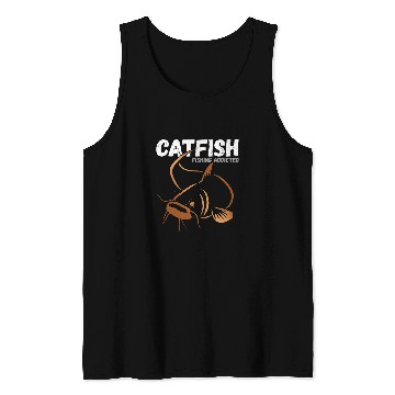 Discover Catfish Fishing Accessories Catfishing Tackle Fishermen Tank Tops