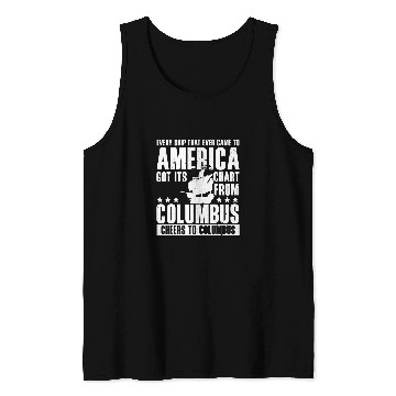 Discover Christopher Columbus Italian American Happy Columbus Day 27 Tank Tops