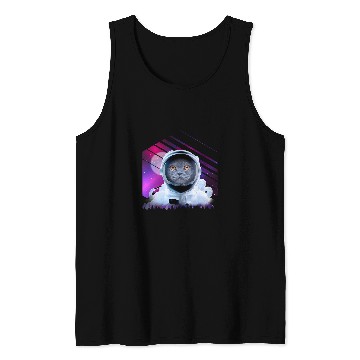 Discover Astronaut Cat Astronomy Galaxy Cat Astronaut Tank Tops