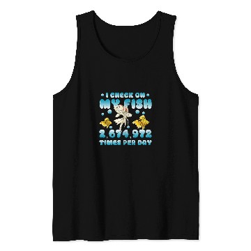 Discover I Check On My Koi Fish Fish Keeper Garden Pond Tank Tops