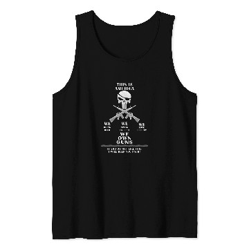 Discover Beer Fun This is America we drink beer we own guns we love freedom Tank Tops