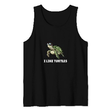 Discover Turtle Pet Earth Day I like Turtles Tank Tops
