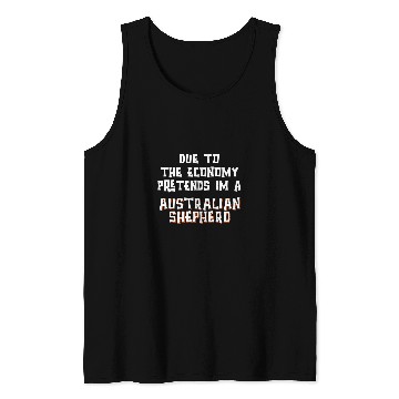Discover Economy Pretend AUSTRALIAN SHEPHERD Easy Halloween Costume Tank Tops