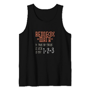 Discover Beer Fun Redneck Math Hell Yeah gimme me another beer Tank Tops