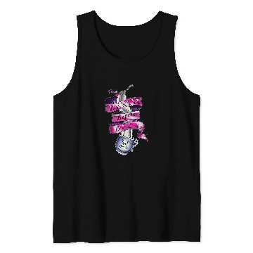Discover Death Before Decaf Coffee New School Tattoo Tank Tops