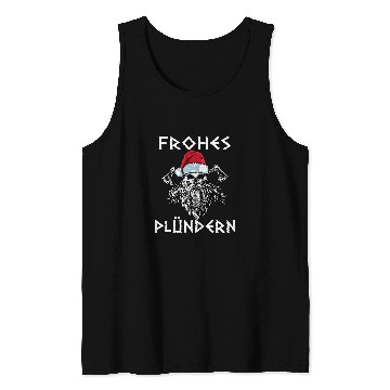 Discover Merry Plundering Valhalla Viking Christmas Outfit Tank Tops