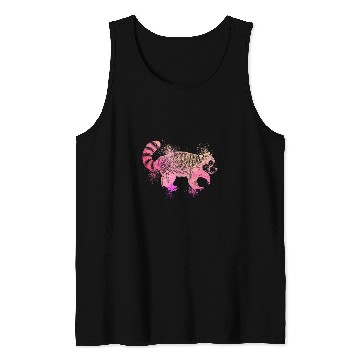 Discover Panda Pet Colourful red panda Tank Tops