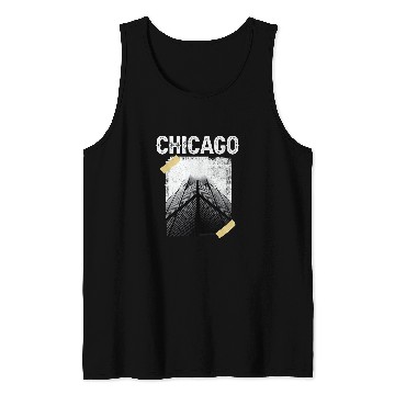Discover Illinois Chicago Architect Chi Town Tank Tops