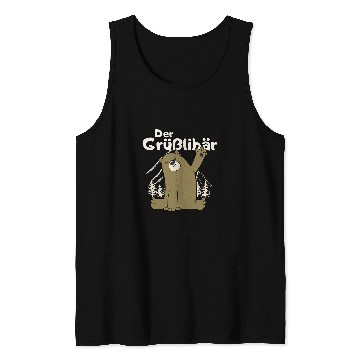 Discover Bear Pet Greetings bear cute bear waving Tank Tops