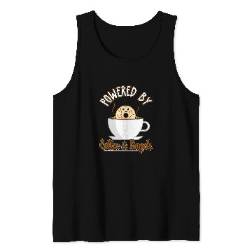 Discover Coffee Fun Bagel Breakfast Brunch Bagel Tank Tops