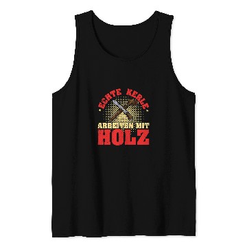 Discover Sawmill Carpenter Carpenter Woodworker Chainsaw Profession 8 Tank Tops