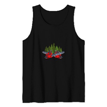 Discover Lumberjack Forester Woodworker Chainsaw Tank Tops