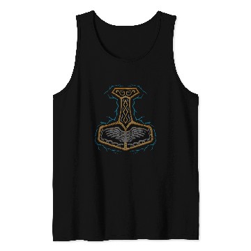 Discover Mjolnir Hammer God of Thunder Thor Tank Tops