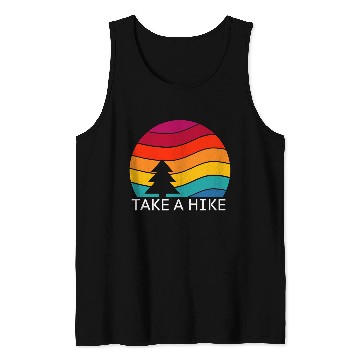 Discover Hiking s Take a Hike Retro Design Camping Tank Tops