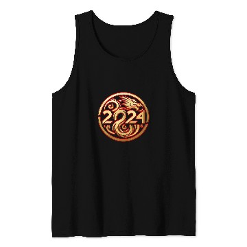 Discover Dragon Pet Chinese Lunar New Year Dragon 4 Tank Tops