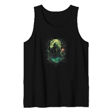 Discover Cthulhu Lovecraft Fantasy Tank Tops