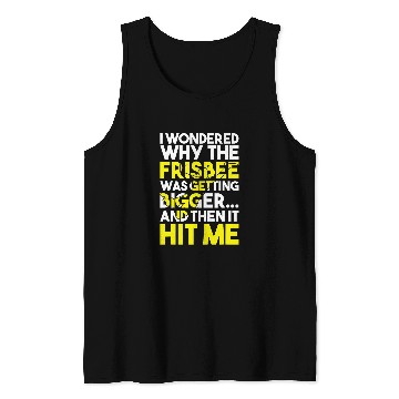 Discover Flying Disc Throwing Frisbee Player Funny Ultimate Frisbee Tank Tops