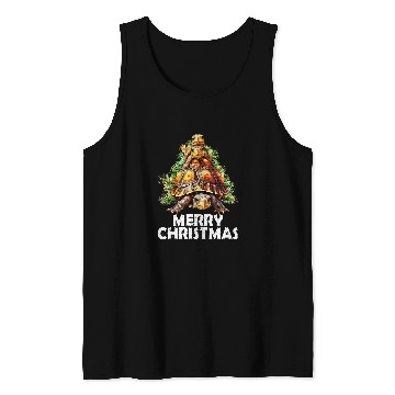Discover Turtle Pet Eastern Box Turtle Chritmas TreeMerry Christmas Tank Tops