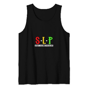 Discover Speech Language Pathologist Therapist Speech Therapy Tank Tops