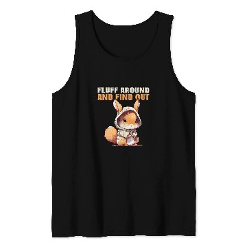 Discover Squirrel Pet Fluff Around And FindOut Cute fed up Squirrel Tank Tops