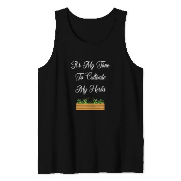 Discover Funny Herb Garden Gardening Tank Tops