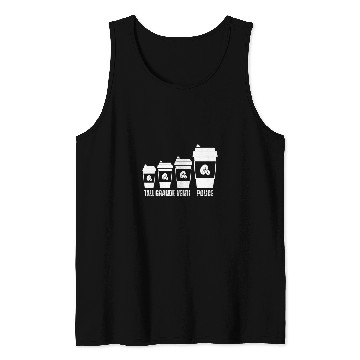 Discover Coffee Fun Tall Grande Venti Police Coffee Lovers Sarcastic Tank Tops