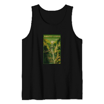 Discover Johnston Canyon Banff National Park Tank Tops